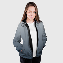 Куртка с капюшоном женская GRADIENT 50 SHADES OF GREY, цвет: 3D-черный — фото 2