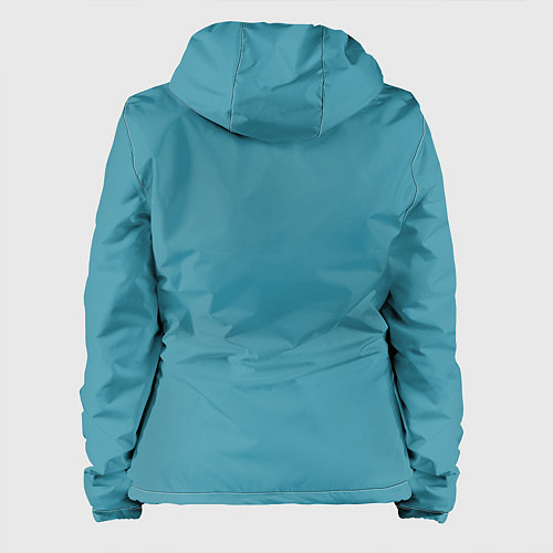 Женская куртка СИРЕНОГОЛОВЫЙ И ДЕВОЧКА / 3D-Черный – фото 2