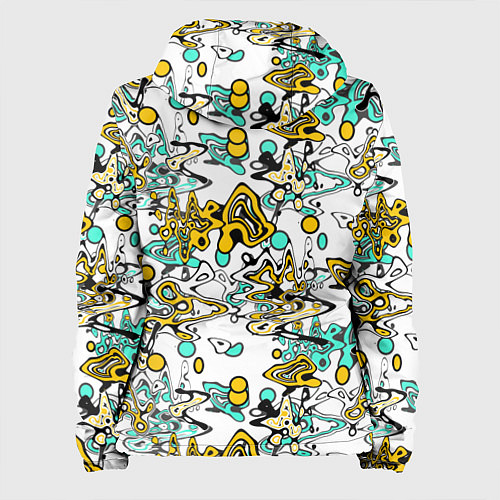 Женская куртка Абстрактный современный узор в стиле граффити / 3D-Белый – фото 2
