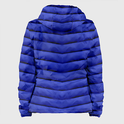 Женская куртка Синий пуховик / 3D-Белый – фото 2