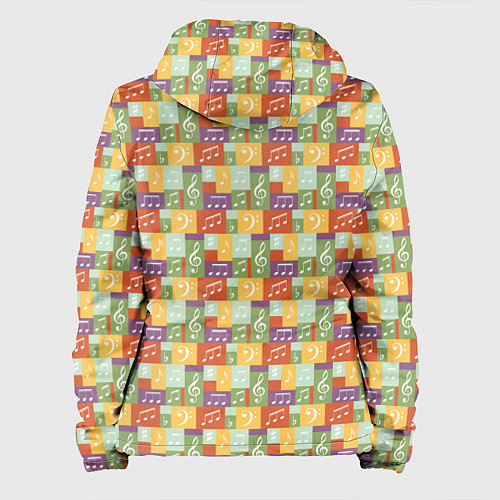 Женская куртка Музыкальные Ноты / 3D-Черный – фото 2