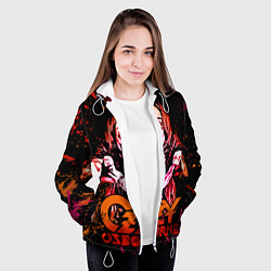 Куртка с капюшоном женская Ozzy Osbourne, цвет: 3D-белый — фото 2