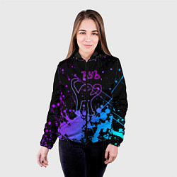 Куртка с капюшоном женская Ъуъ съука, цвет: 3D-черный — фото 2