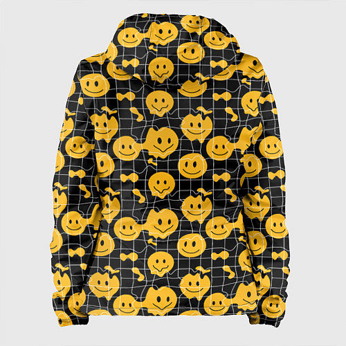 Женская куртка Психоделические смайлы / 3D-Черный – фото 2