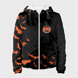Куртка с капюшоном женская ВЕДЬМИНА ТЫКВА, цвет: 3D-белый