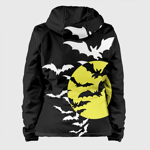 Женская куртка Летучие мыши на Хэллоуин / 3D-Белый – фото 2