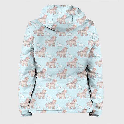 Женская куртка Маленькие единороги / 3D-Белый – фото 2