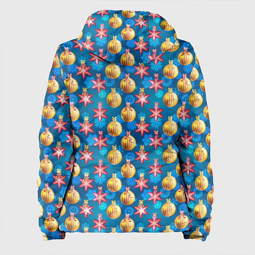 Женская куртка Новогодние Украшения / 3D-Белый – фото 2