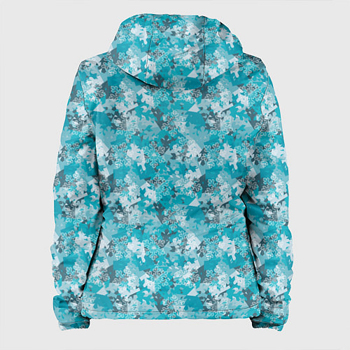 Женская куртка Снежный Дизайн / 3D-Белый – фото 2