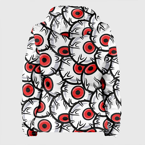 Женская куртка HALLOWEEN EYES ХЕЛЛОУИН ГЛАЗА / 3D-Черный – фото 2