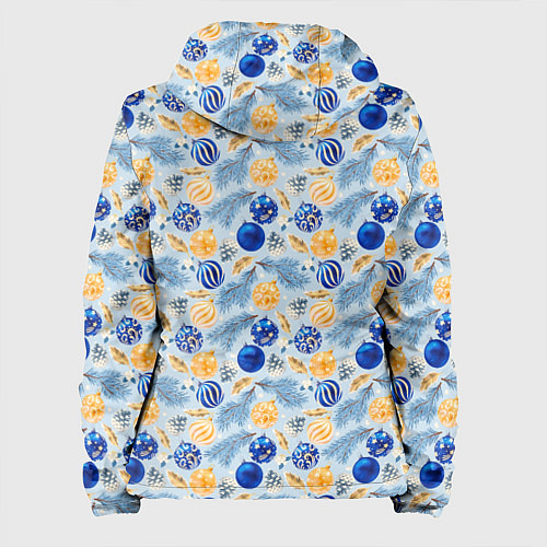 Женская куртка Новогодние Украшения игрушки / 3D-Белый – фото 2