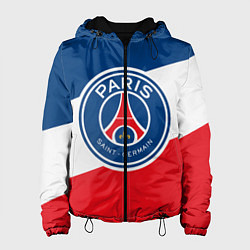 Куртка с капюшоном женская Paris Saint-Germain FC, цвет: 3D-черный