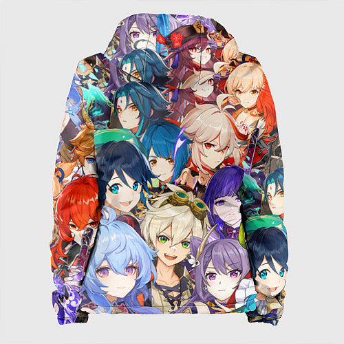 Женская куртка Genshin Impact - персонажи / 3D-Белый – фото 2