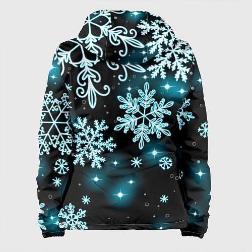 Женская куртка Космические снежинки / 3D-Белый – фото 2
