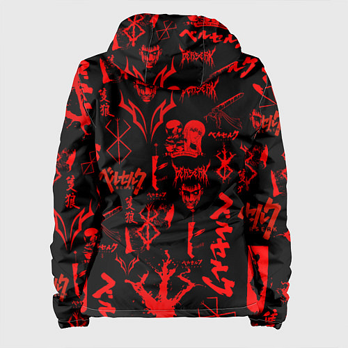 Женская куртка БЕРСЕРК ПАТТЕРН СИМВОЛИКА КЛЕЙМО / 3D-Белый – фото 2