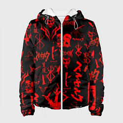 Женская куртка БЕРСЕРК ПАТТЕРН СИМВОЛИКА КЛЕЙМО