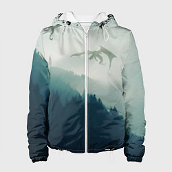 Женская куртка ДРАКОНЫ НАД ЛЕСОМ DRAGON