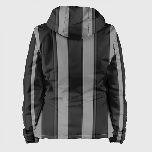 Женская куртка Ретро полосы / 3D-Черный – фото 2