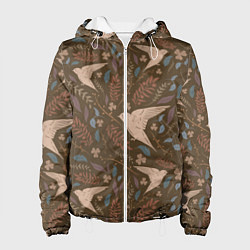 Куртка с капюшоном женская Литой стриж, цвет: 3D-белый