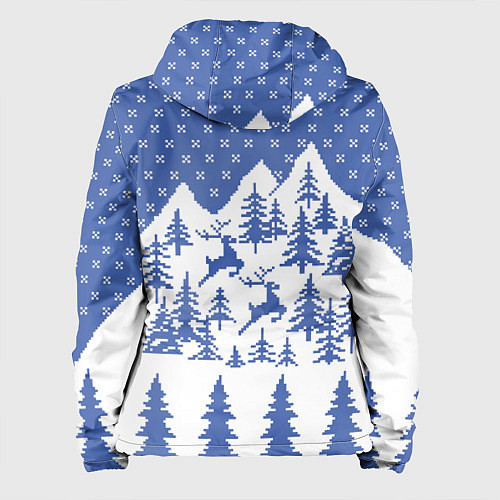 Женская куртка Горные Олени / 3D-Белый – фото 2