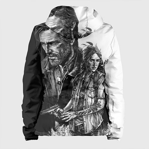 Женская куртка THE LAST OF US ЧЁРНО БЕЛЫЙ / 3D-Белый – фото 2