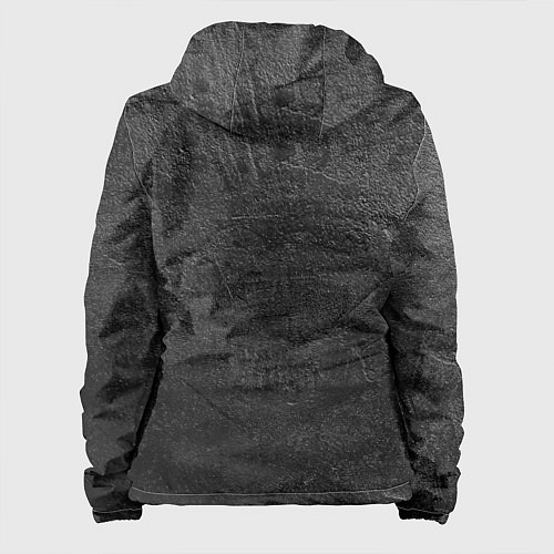 Женская куртка Волчий отпечаток золотом Символ Велеса / 3D-Белый – фото 2