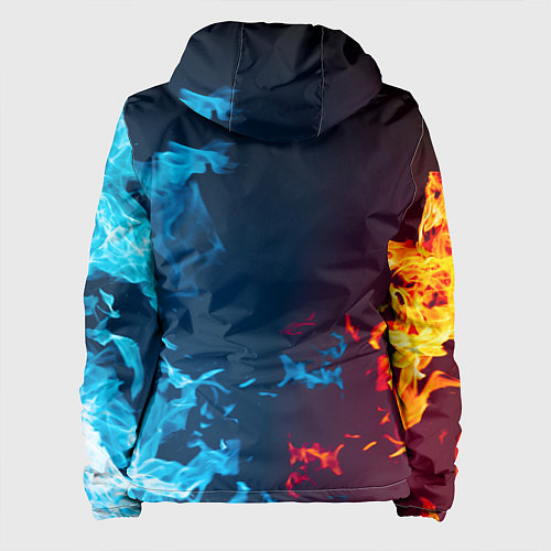 Женская куртка Лёд и Пламя Black / 3D-Черный – фото 2