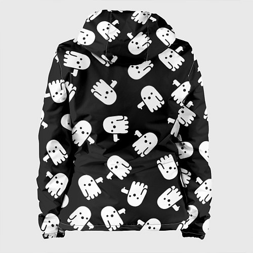 Женская куртка ПРИВИДЕНИЯ УЗОР HALLOWEEN / 3D-Черный – фото 2