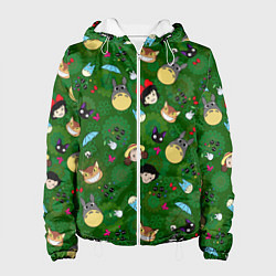 Куртка с капюшоном женская Totoro&Kiki ALLSTARS, цвет: 3D-белый