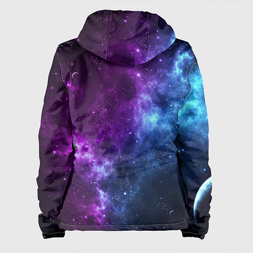 Женская куртка NEON GALAXY НЕОНОВЫЙ КОСМОС / 3D-Черный – фото 2
