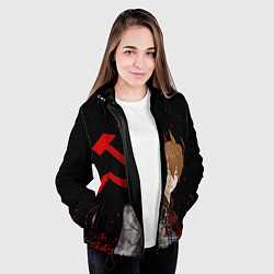Куртка с капюшоном женская ТАРТАЛЬЯ СНЕЖНАЯ ЧЕРНЫЙ, цвет: 3D-черный — фото 2