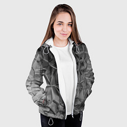 Куртка с капюшоном женская Pattern 2022 vanguard, цвет: 3D-белый — фото 2