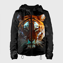 Женская куртка Тигр стиль Low poly