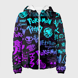 Женская куртка ANIME LOGOBOMBING NEON НЕОН ЛОГО АНИМЕ