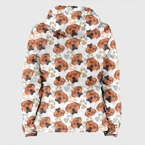 Женская куртка Собака Родезийский Риджбек / 3D-Черный – фото 2