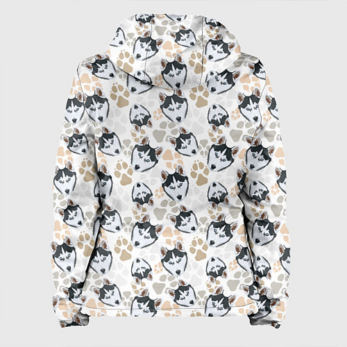 Женская куртка Собака Сибирский Хаски / 3D-Черный – фото 2