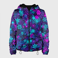 Женская куртка Неоновые снежинки