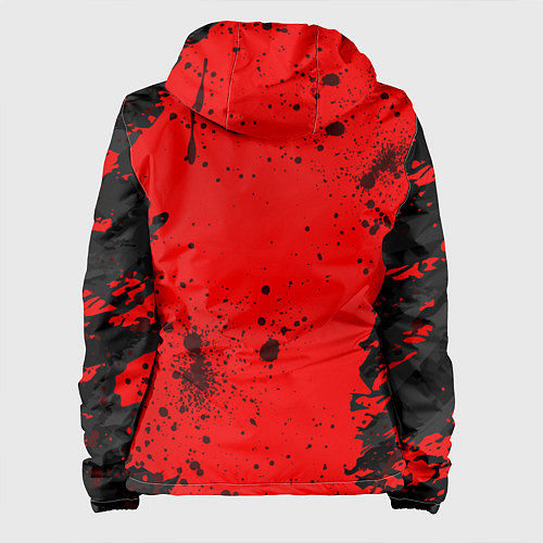 Женская куртка God of War Брызги крови / 3D-Белый – фото 2