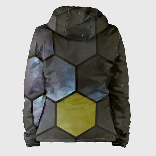 Женская куртка JWST space cell theme / 3D-Белый – фото 2
