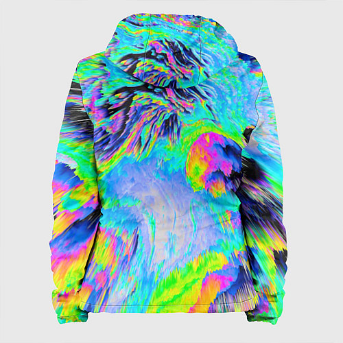 Женская куртка ААА яркий узор / 3D-Белый – фото 2