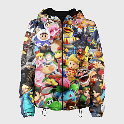 Женская куртка SUPER SMASH BROS ГЕРОИ ИГРЫ