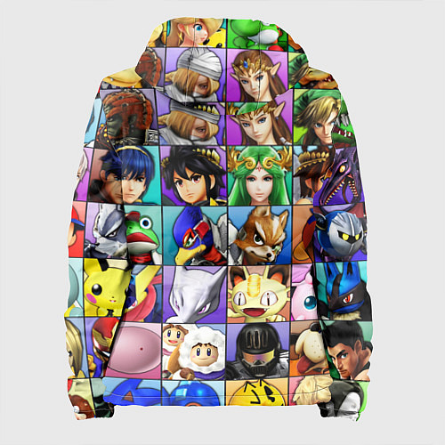 Женская куртка SUPER SMASH ALL HEROES СУПЕР СМАШ БРОС / 3D-Черный – фото 2