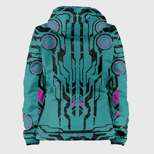 Женская куртка Cyberpunk 2077! / 3D-Белый – фото 2