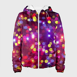 Женская куртка ПРАЗДНИЧНЫЕ ОГОНЬКИ НОВЫЙ ГОД 2022