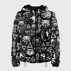 Куртка с капюшоном женская ВЕДЬМАК ЛОЛГОБОМБИНГ THE WITCHER, цвет: 3D-черный