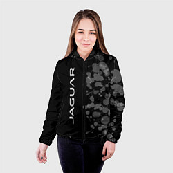 Куртка с капюшоном женская JAGUAR - Краска Сбоку, цвет: 3D-черный — фото 2