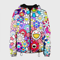 Женская куртка Цветы Takashi Murakami