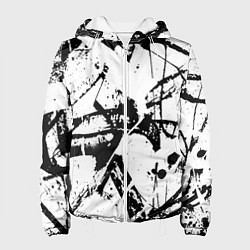 Куртка с капюшоном женская GRUNGE TRIP, цвет: 3D-белый