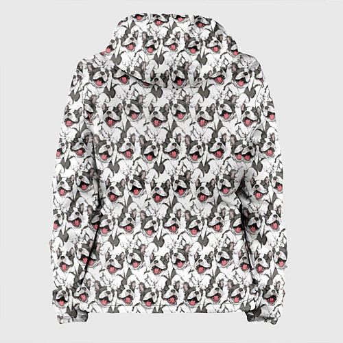 Женская куртка Собака Бостон-Терьер / 3D-Черный – фото 2