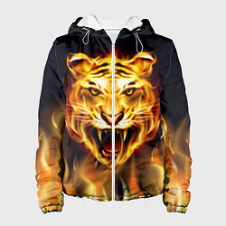 Женская куртка Тигр В Пламени
